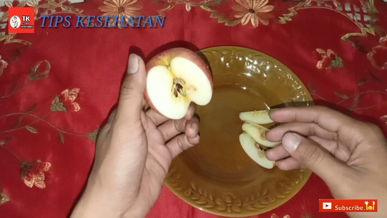 TERBUKTI !! khasiat buah apel || tips kesehan 