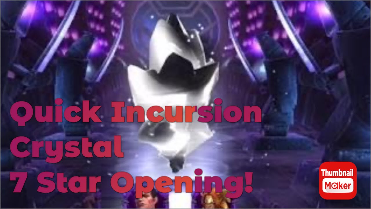 Quick Incursion Crystal 7 Star Opening! 