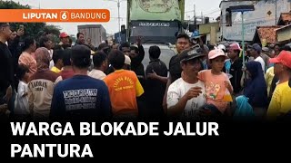Tidak Tahan Lagi Dengan Banjir Rob, Warga Eretan Wetan Blokade Jalur Pantura | Liputan 6 Bandung