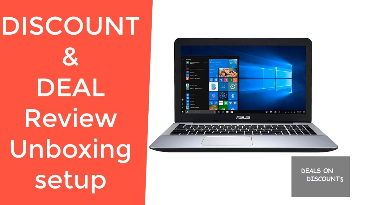 ASUS X555QA UNBOXING REVIEW DEALS PROMO CODE YouTube