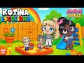 PRIMEIRO DIA DE ESCOLA DA MINHA IRMÃ ❤️ Avatar World Rotinas e Histórias PAZU