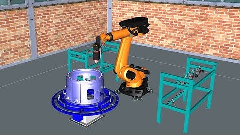 Painting Robot Simulation training