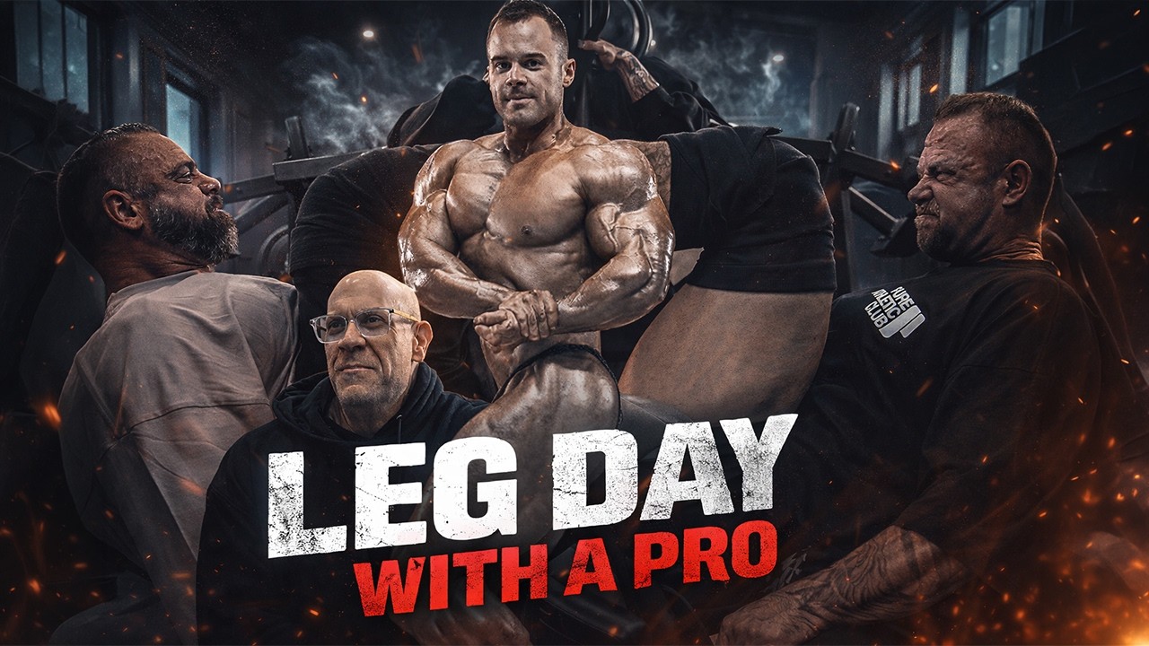GYM BROS x IFBB PRO - Leg day @ Iron Lore Gym - YouTube