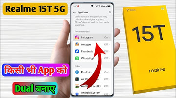 realme 15t 5g dual app settings | realme 15t 5g me dual app kaise kare
