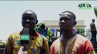 Ahmed and Jacob share their insights after listening to Kamala Harris' speech in Accra