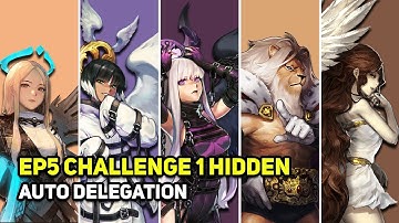 克魯賽德戰記 크루세이더퀘스트 Crusaders Quest - EP5 Challenge 1 Hidden - Fredrick Francesca Lion Mask Sylunis Noa