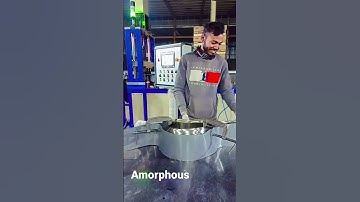 Amorphous core Ribbon hard works