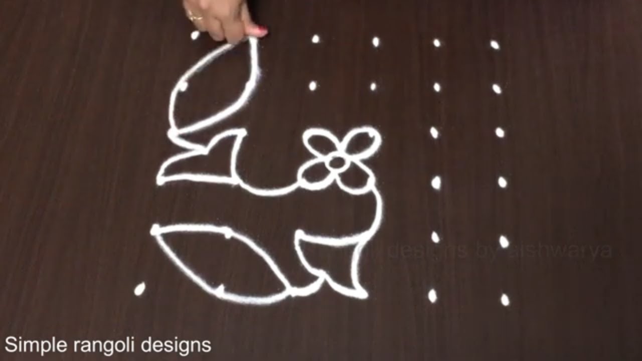 Simple Beginners Rangavalli Kolams Designs Muggulu