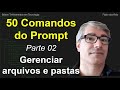 50 comandos do Prompt de Comandos 02 - Gerenciamento de Arquivos e Pastas