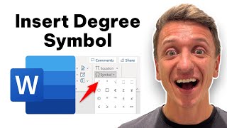How To Insert Degree Symbol In Microsoft Word (Quick And Easy Guide) How To Insert Degree Symbol In Microsoft Word Fast And Easy