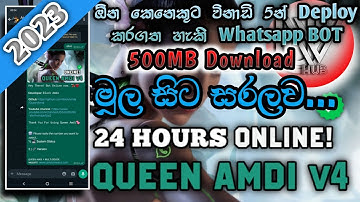 @uvix_netHow to make a Whatsapp BOT /Queen Amdi deploy #queenamdi #whatsappbot #bot #heroku #github