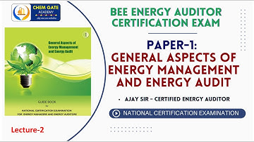 Book 1 Lecture 2 - Energy Act & Policies | BEE Energy Manager & Auditor Course | 25 NCE | Demo Video