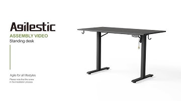 Agilestic Basic Standing Desk-Animated Installation