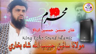 Syed Habibullah Shah Shan Hassan Hussain Karbala Full Taqreer King Echo Sound Islamic