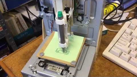Mini XY Plotter from CD/DVD ROM Drives