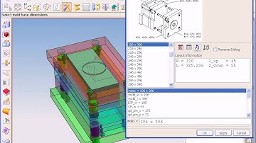 NX4 Moldwizard 1 Mold Base