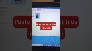 HIDE your Secret Files using this HIDDEN method ‼️🌚 #shorts #viral #trending #hidefiles #secret screenshot 1