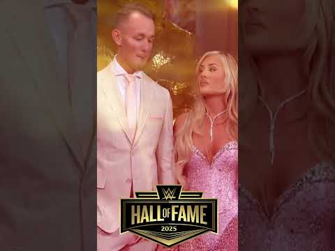 Shorts WWE Hall Of Fame 2025 Red Carpet Bella Twins Tiffany Stratton Mickie James And More
