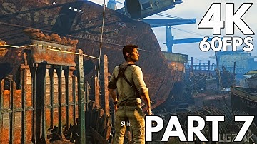 Uncharted 3 Drakes Deception Remastered 4K 60FPS Gameplay Part 7 (Nathan Drake Collection)