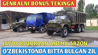 : ZIL,131 KAMAZ SOTILADI SROCHNI. BU ZIL O'ZBEKISTONDA BITTA ANIQ NARXIYAM ARZON BONUSI BOR OLGANGA