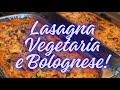 Lasagne Vegetarisch & Lasagne mit Hackfleisch - italienische Art. 🇮🇹🍝