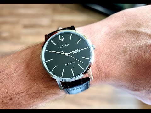 Unboxing Bulova American Clipper 96C131 Automatic Watch - YouTube