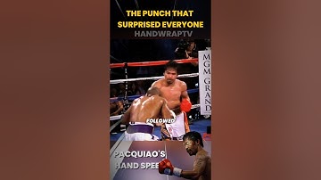 THE PUNCH THAT SURPRISED EVERYONE #boxing #shorts #pacquiao