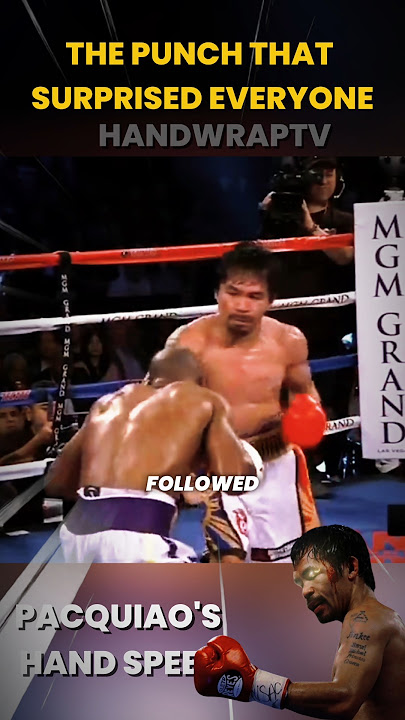 THE PUNCH THAT SURPRISED EVERYONE #boxing #shorts #pacquiao