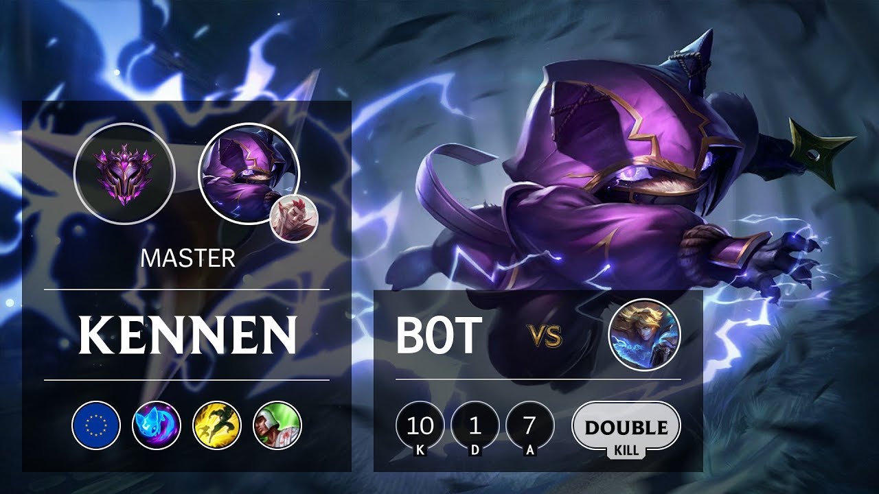 Kennen Bot vs Ezreal - EUW Master Patch 9.19