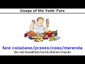 Understanding the Italian Verb 'Fare'