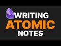 Why i am against atomic notes and miniessays