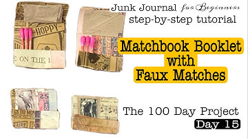 Matchbook Notebooks with Faux Matches. Sooo Cute!! (and easy)