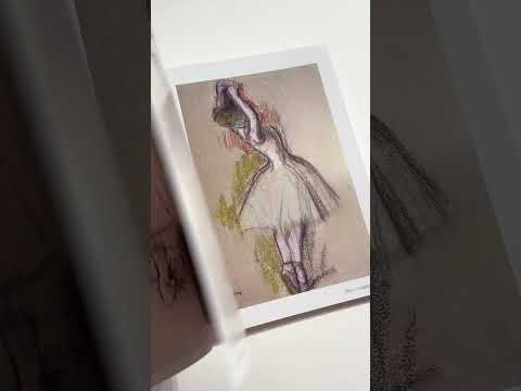 Книга повне зібрання ескізів художника Єдгар Дега. Edgar Degas подарункові книги про мистецтво, видео 1