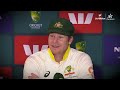 Steve Smith on tough pitch, dew factor & how DRS saved him | #AUSvBAN 1st Test
