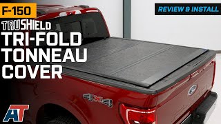 2015-2025 F-150 Trushield Low Profile Hard Tri-fold Tonneau Cover Review & Install
