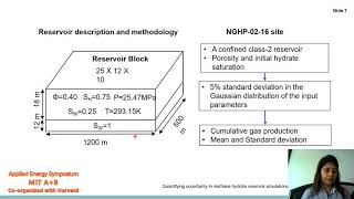 MITAB20-305-Quantifying uncertainty in methane hydrate reservoir simulations