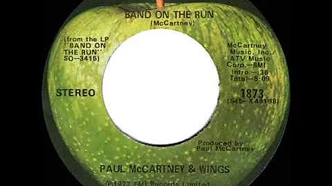 1974 HITS ARCHIVE: Band On The Run - Paul McCartney & Wings (a #1 record--stereo 45)