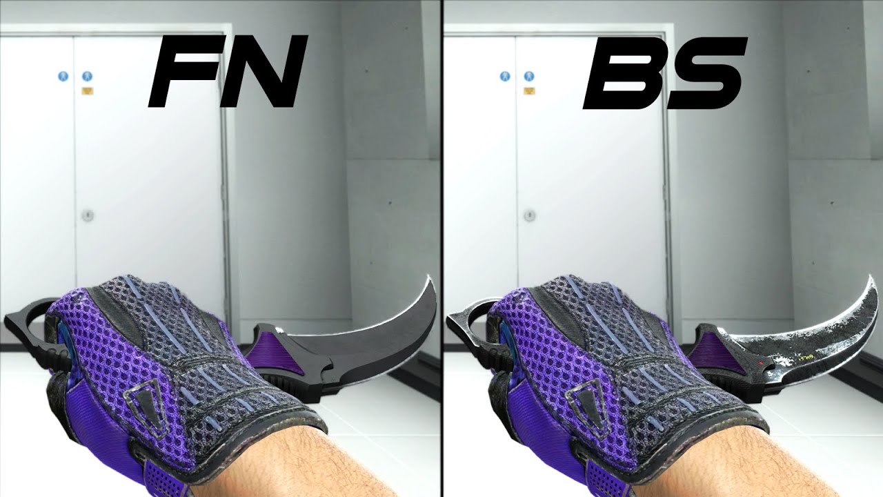 CSGO ★ Karambit Ultraviolet Skin showcase all floats [4K60FPS