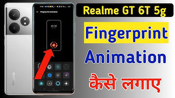 Realme gt 6t 5g me fingerprint animation chane kaise kare /Realme gt 6t animation change