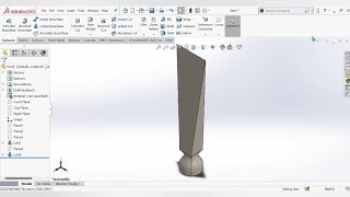 WEDGE DESIGN IN SOLIDWORKS | PART DESIGN WITH LOFTED BOSS/ BASE COMMAND |