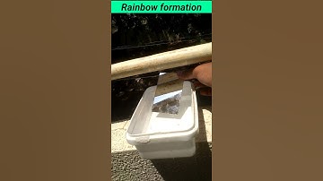 rainbow formation science experiments