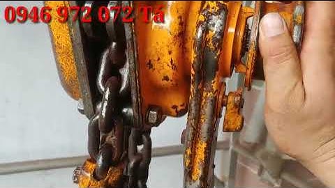 Pa lăng xích lắc tay 3 tấn kito nhật bãi xích lưỡi búa xác lớn, Tá Pa Lăng 0946 972 072