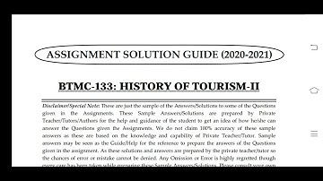 BTMC 133 Ignou Solved Assignment 2020-21