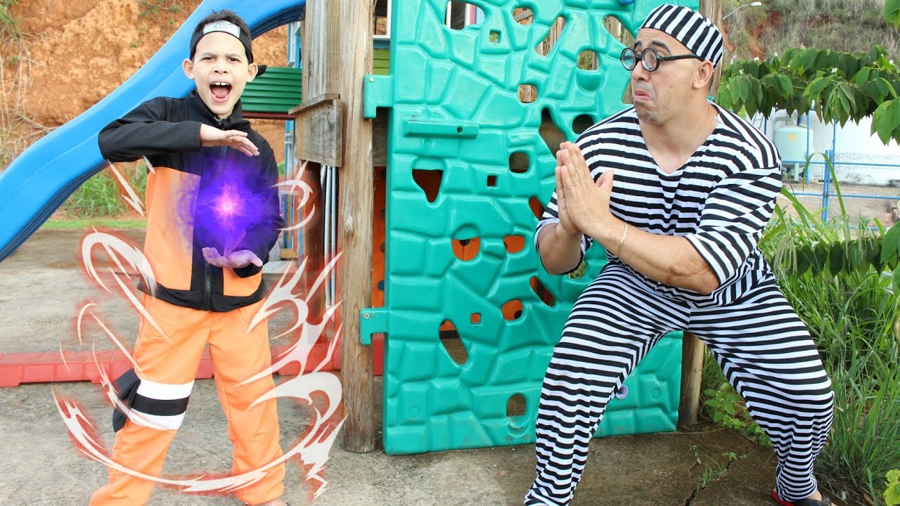 LUCAS SE TRANSFORMOU EM NINJA NARUTO