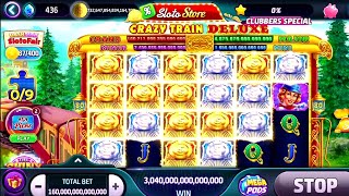slotomania Crazy Train Deluxe Free spins big wins