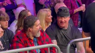 Bret Hart, Mark Calaway, Mick Foley arrive ringside for Ric Flair’s Last Match Nashville 7\/31\/22