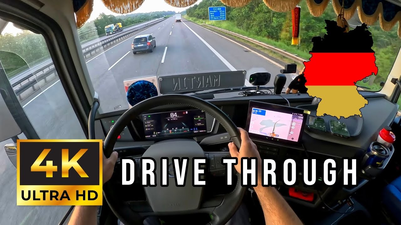 Truck Driver Through A4 Motorway, Germany🇩🇪 | VOLVO FH