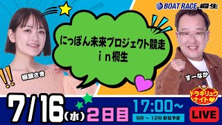 ボートレース桐生（公式）の配信のサムネイル画像