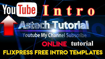YouTube video At Flixpress free intro Templates Tutorial in Bangla