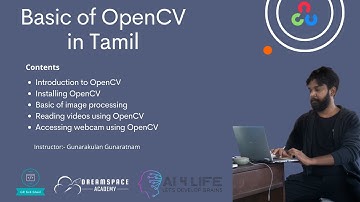 Basic of OpenCV in Python | Introduction to OpenCV | Tamil